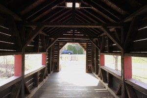 Inside Covered Bridge